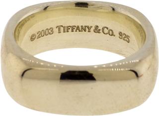 Tiffany & Co. Square Shaped 8mm Wide Band Ring Size 7
